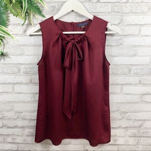 Tommy Hilfiger • Burgundy Bow Detailed Tank